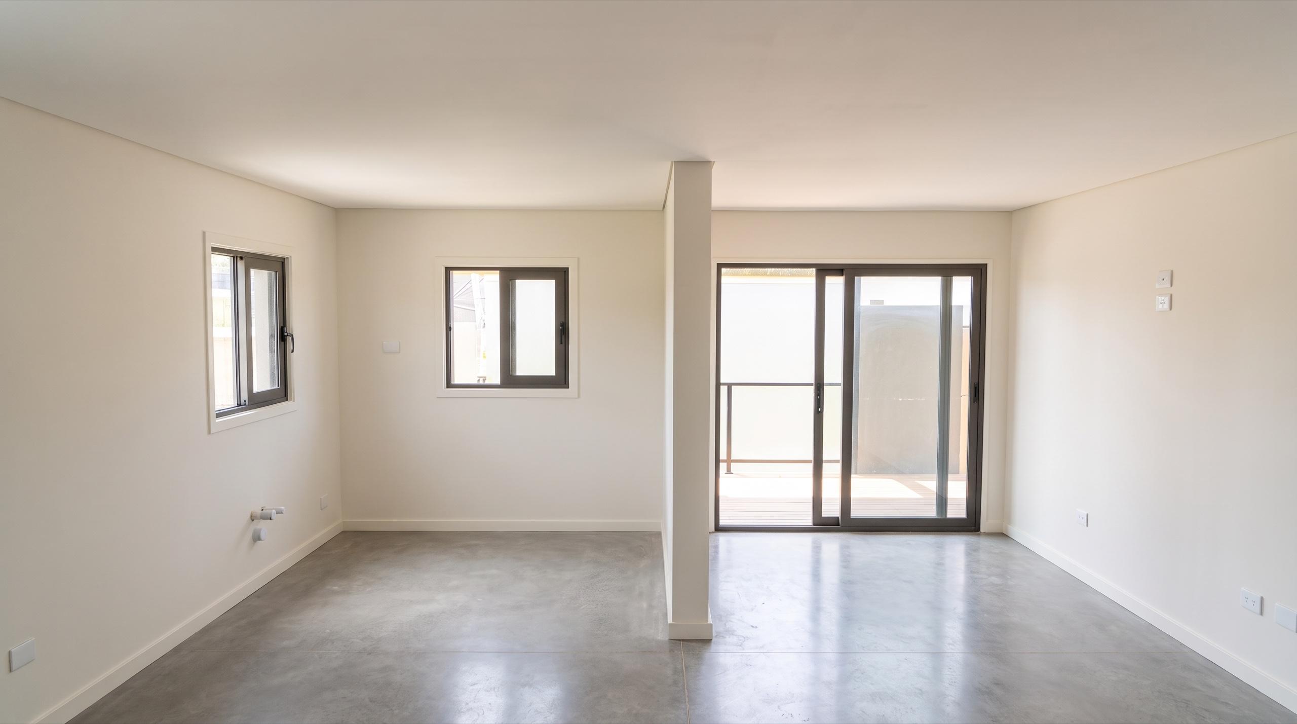 Mismo espacio terminado, remodelado por SN